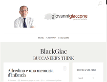 Tablet Screenshot of giovannigiaccone.it